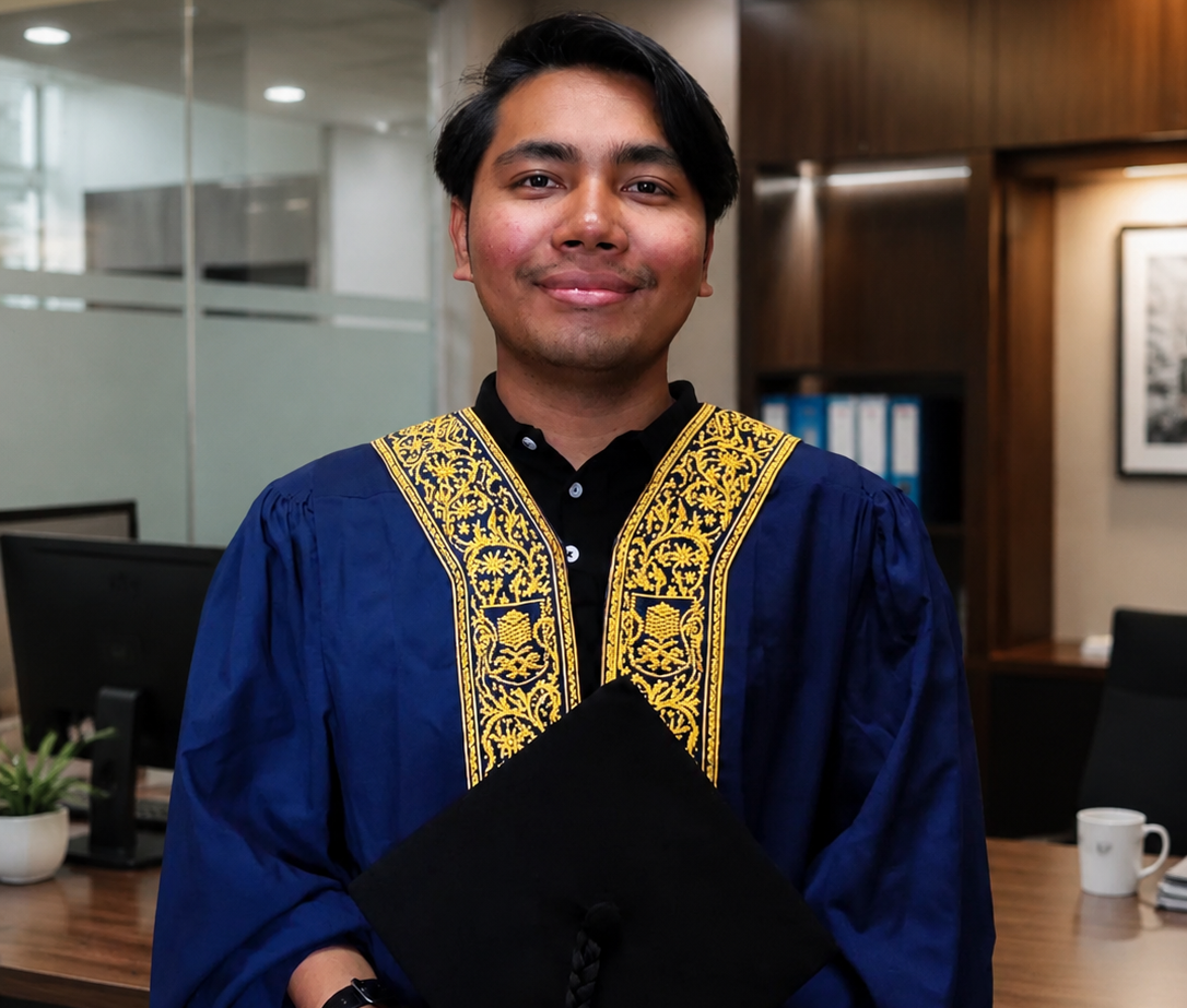 Alternative professional portrait of Adam Farhan